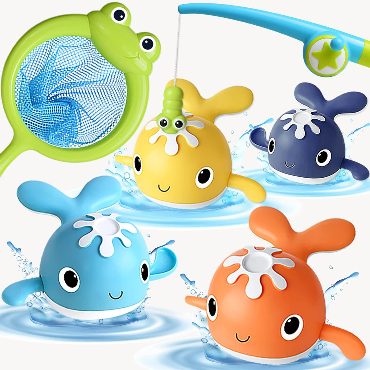 Magnetic Fishing & Whale Bath Set