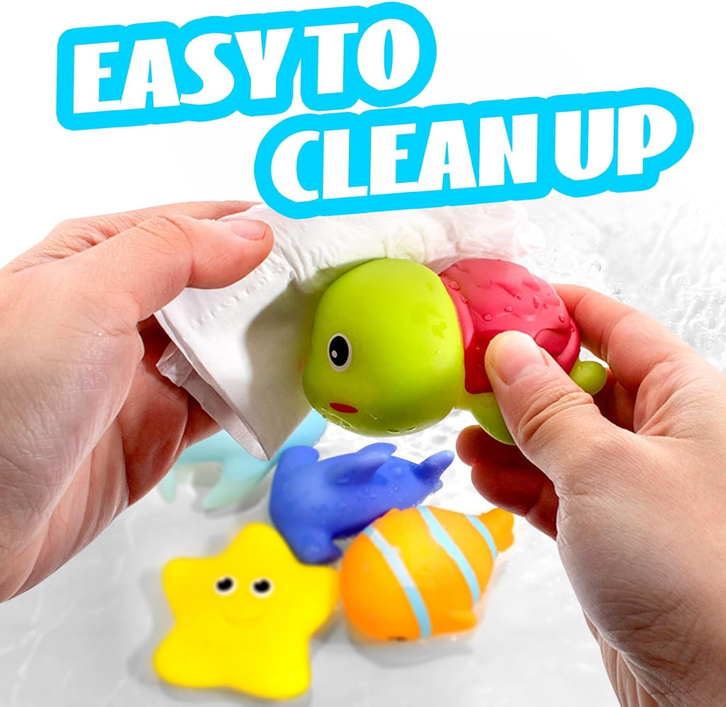 No-Hole Bath Toys for 1yr+ Kids