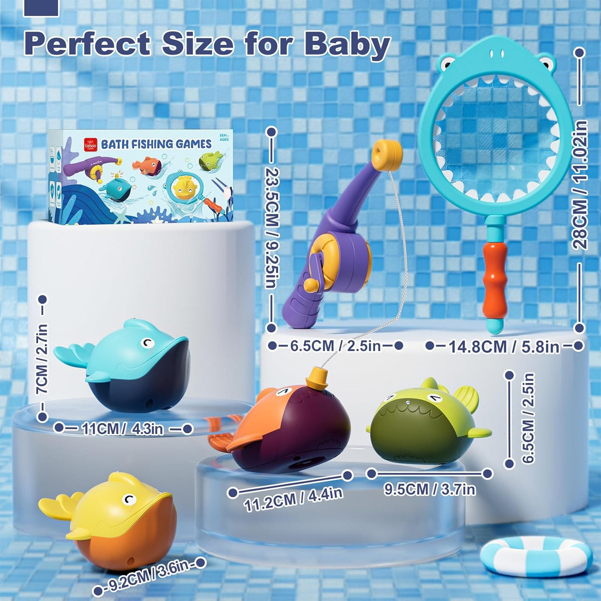 Magnetic Bath Fish Game Set