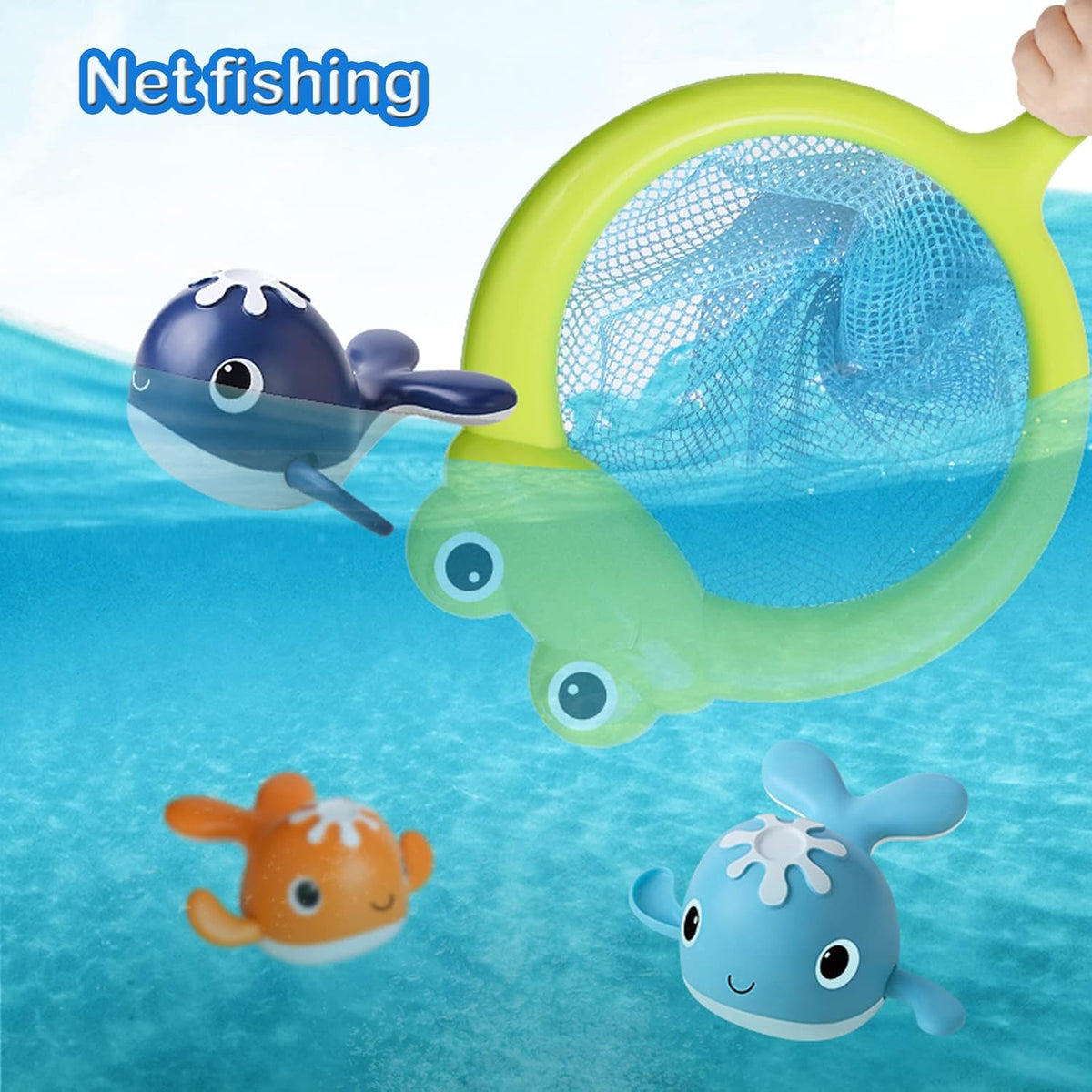 Magnetic Fishing & Whale Bath Set