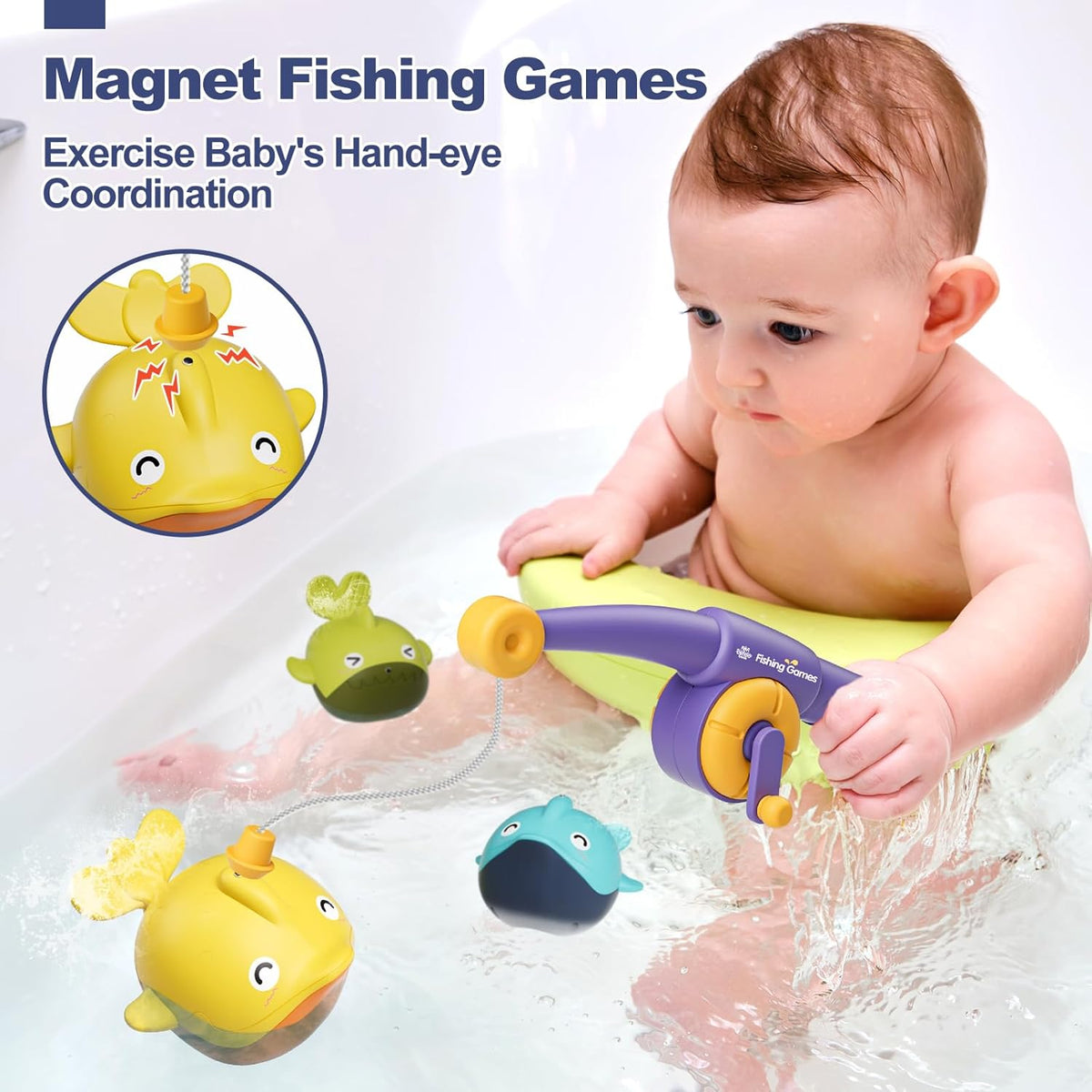 Magnetic Bath Fish Game Set